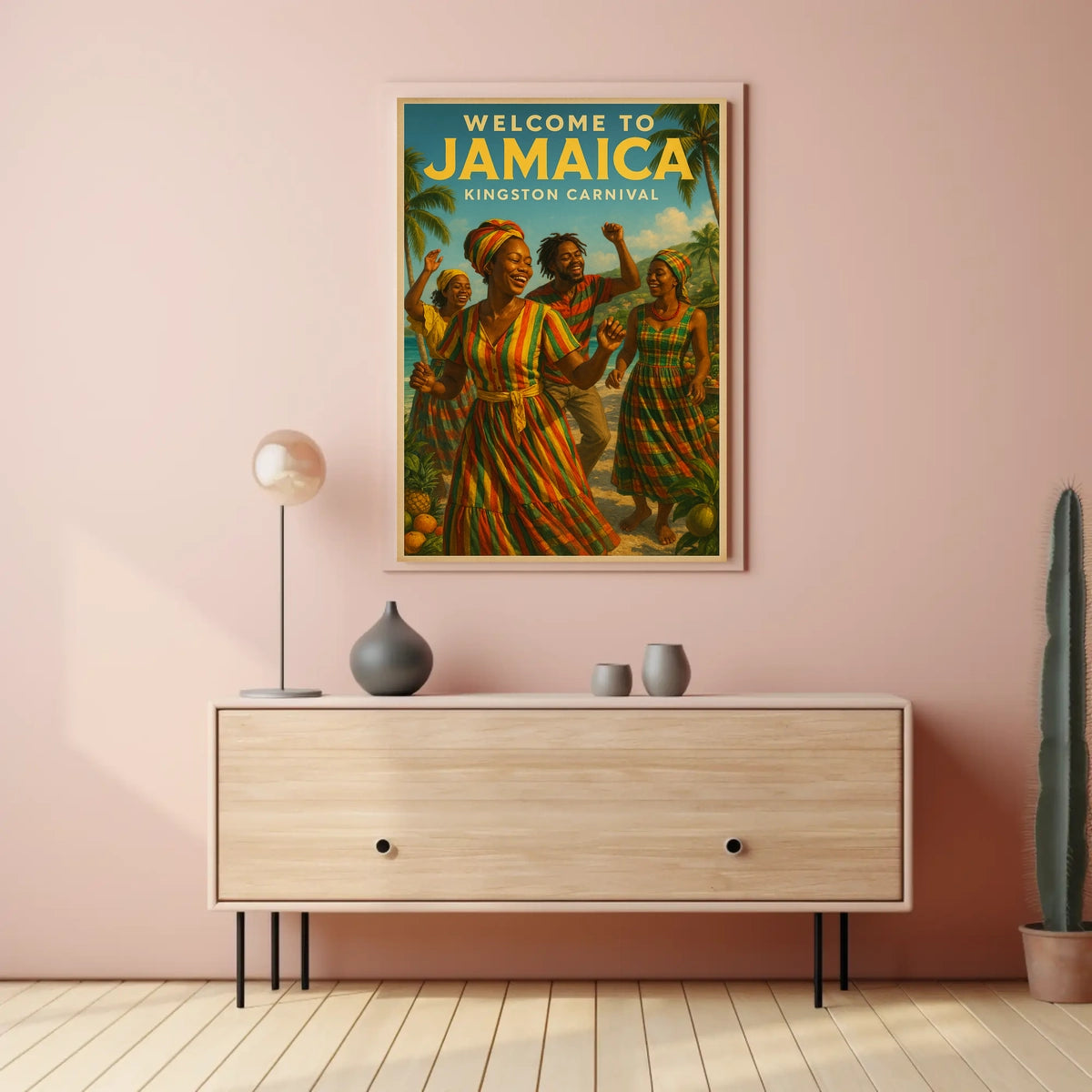 Welcome to Jamaica Kingston Carnival Poster