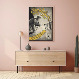 Workplace Safety Welding Ventilation Educational Infographic Poster