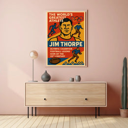 The Worlds Greatest Athlete Jim Thorpe Poster