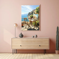 Serene Mediterranean Artists’ Retreat Travel Poster