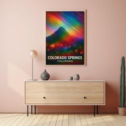 Colorado Springs Vivid Landscape Poster