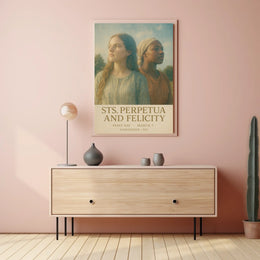 Saints Perpetua And Felicity Poster