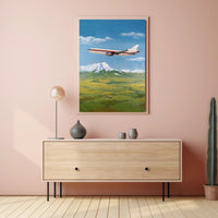 Soaring Over Scenic Landscapes Poster PosterGoat