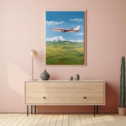 Soaring Over Scenic Landscapes Poster PosterGoat