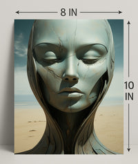 Ethereal Serenity In The Desert Poster