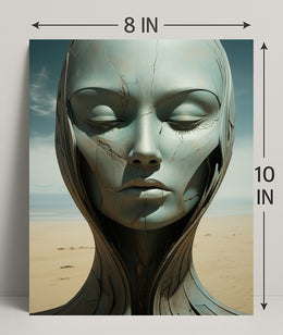 Ethereal Serenity In The Desert Poster