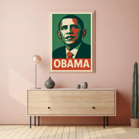 Obama Inspiring Pop Art Poster