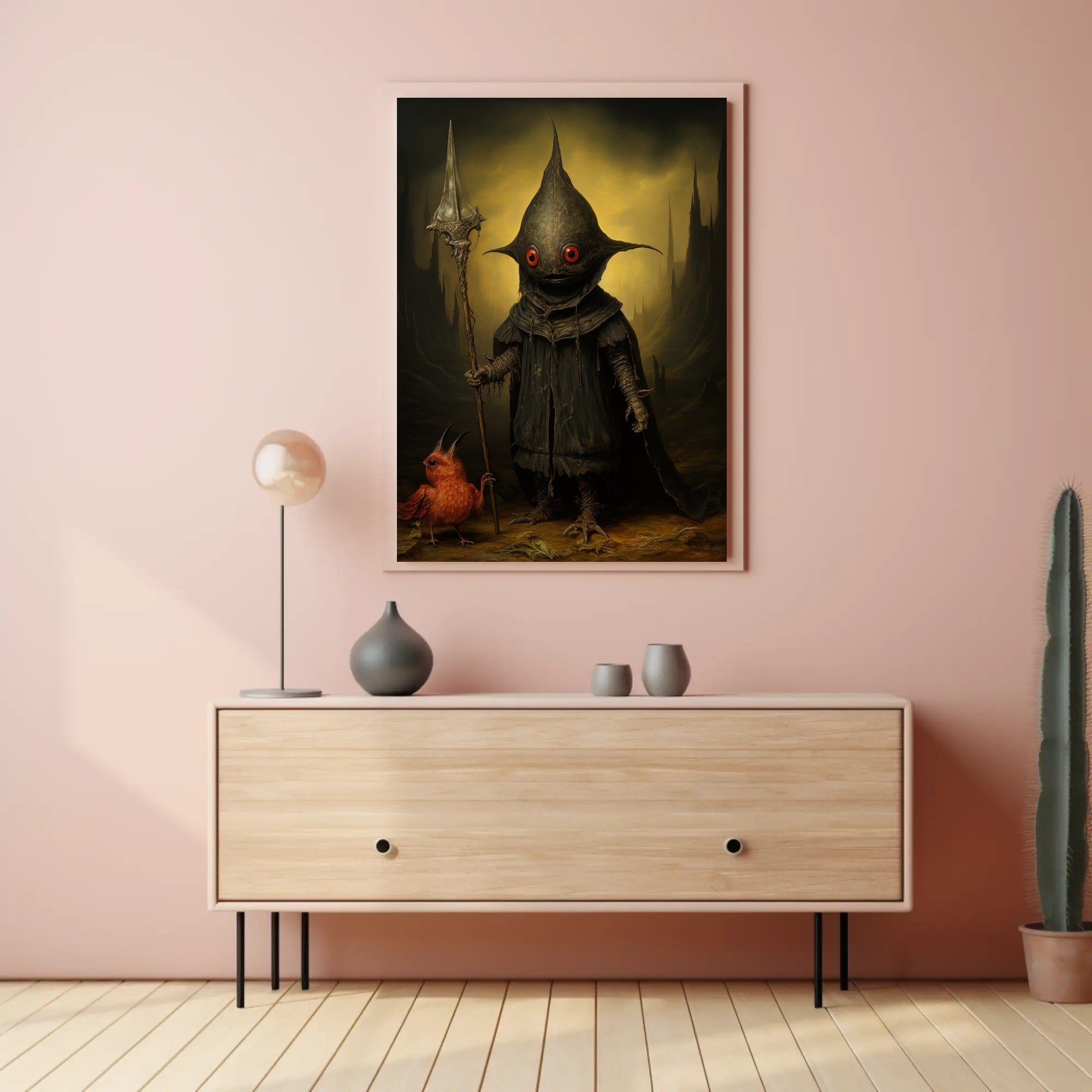 Enigmatic Guardian Of The Mystical Realm Poster