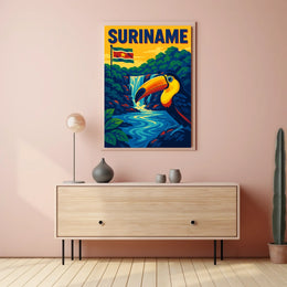 Suriname A Tropical Paradise Poster