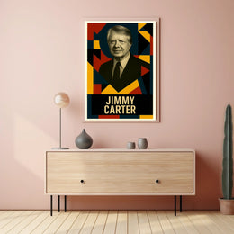 Jimmy Carter 39th President of the United States Abstract Pop Poster
