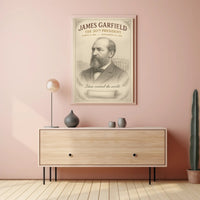 James Garfield 20th President Sketch Poster Art Print PosterGoat