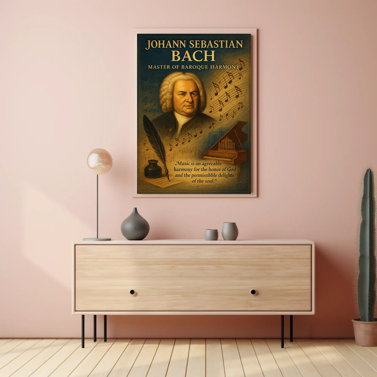 Johann Sebastian Bach Master Of Poster