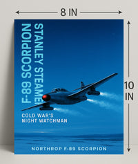 Northrop F-89 Scorpion Cold War's Night Watchman Poster PosterGoat