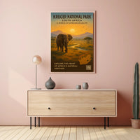 Kruger National Park Scenic Poster Wall Art