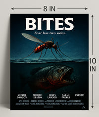 Bites Fear Has Two Sides Poster PosterGoat