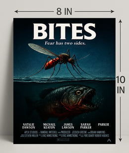 Bites Fear Has Two Sides Poster PosterGoat