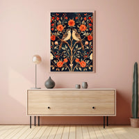 Floral Harmony Wall Art Print for Home Decor