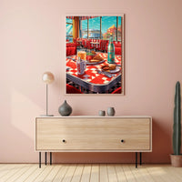 Retro Diner Delight Poster