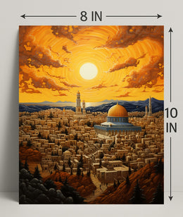 Radiant Cityscape Poster