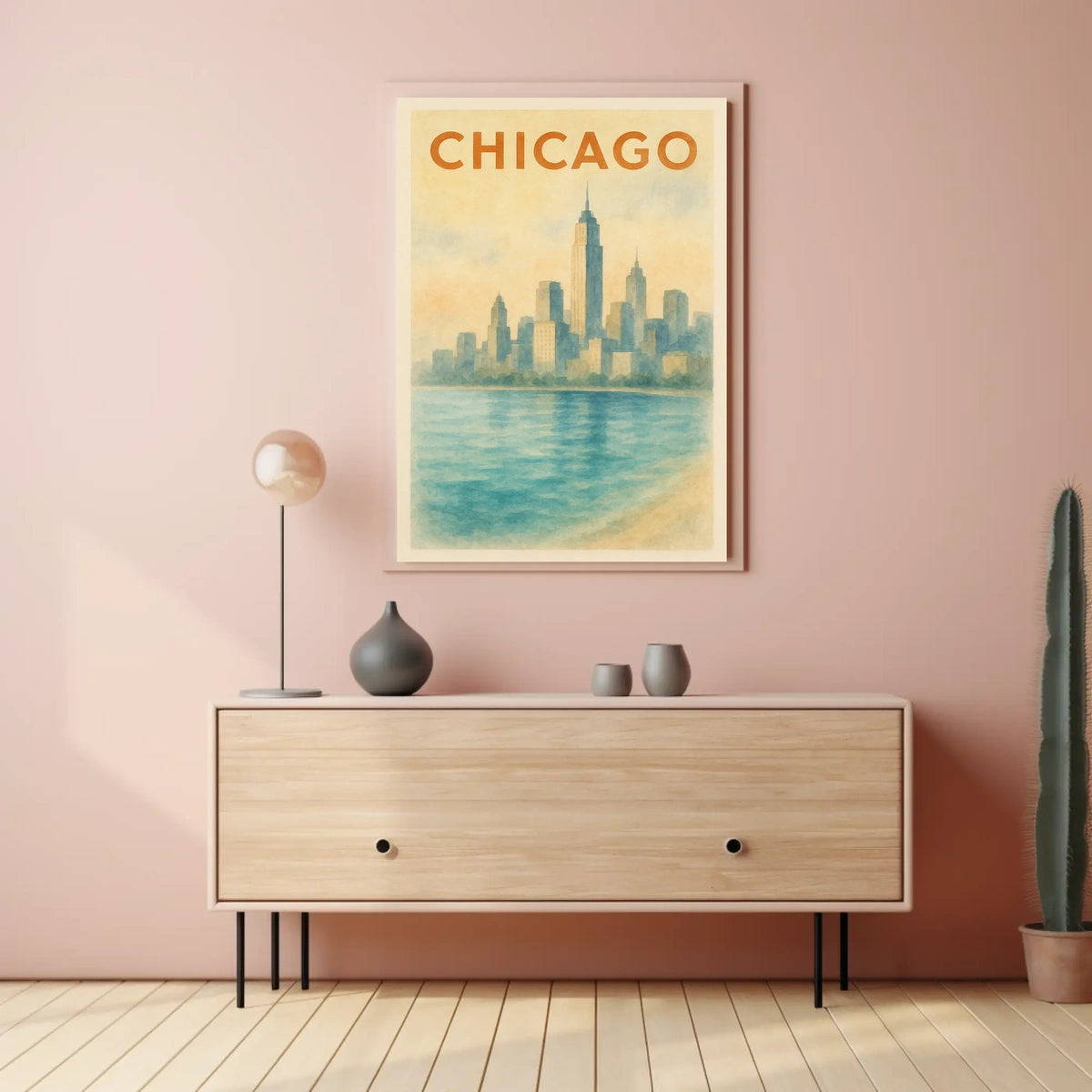 Chicago Skyline Poster