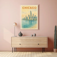 Chicago Skyline Poster