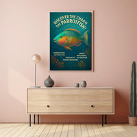 Discover the Charm of the Parrotfish Poster