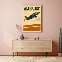 Alpha Jet Frances Pride in the Skies Poster