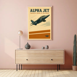 Alpha Jet Frances Pride in the Skies Poster