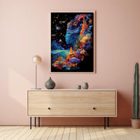 Surreal Cosmic Underwater Artistry Abstract, Artistic, or Pop Culture Poster