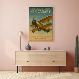 Naval Aircraft Factory N3N Canary Poster