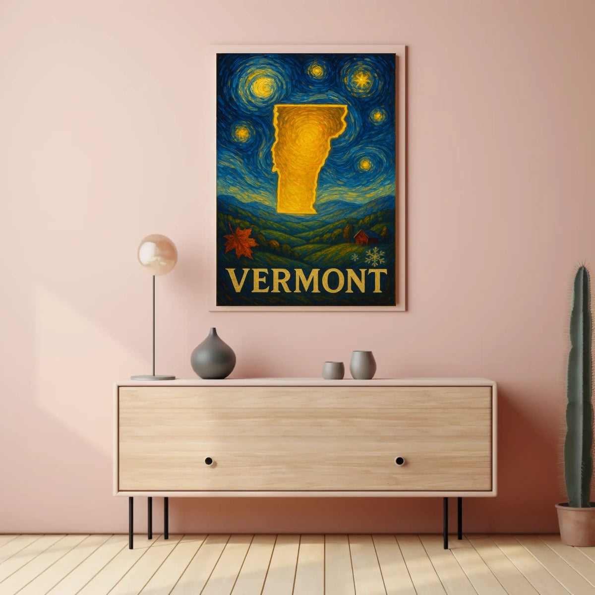 Vermont A Starry Tribute Poster