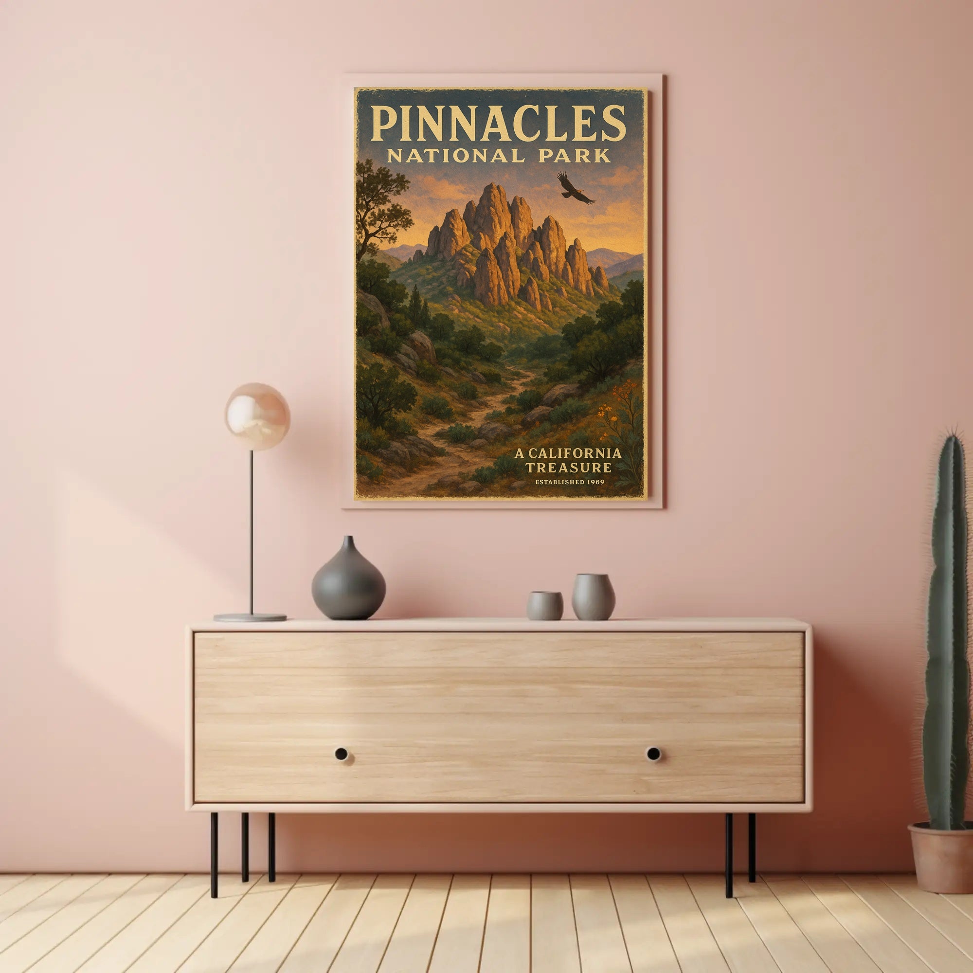 Pinnacles National Park Wall Art Print