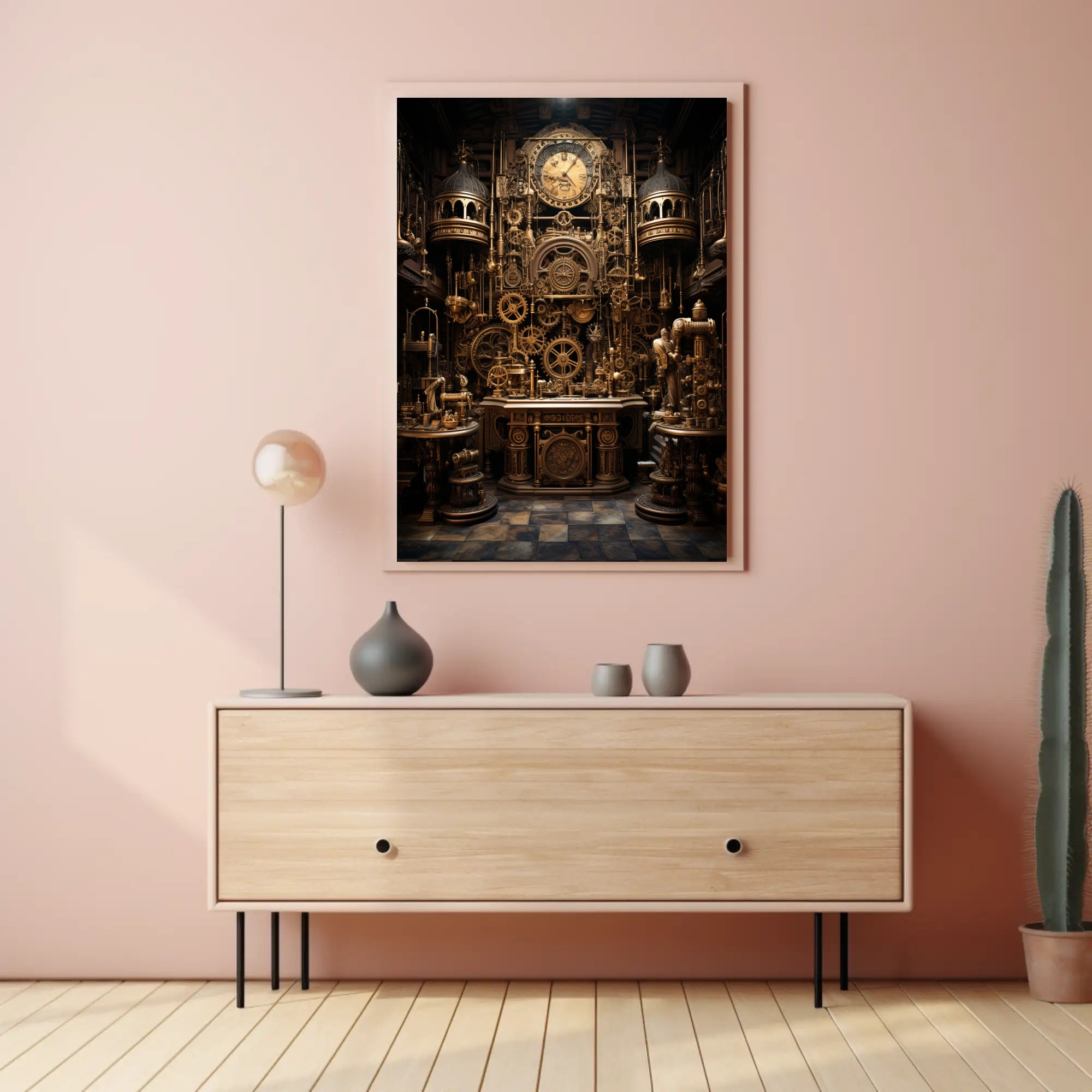 Steampunk Clockwork Masterpiece Poster