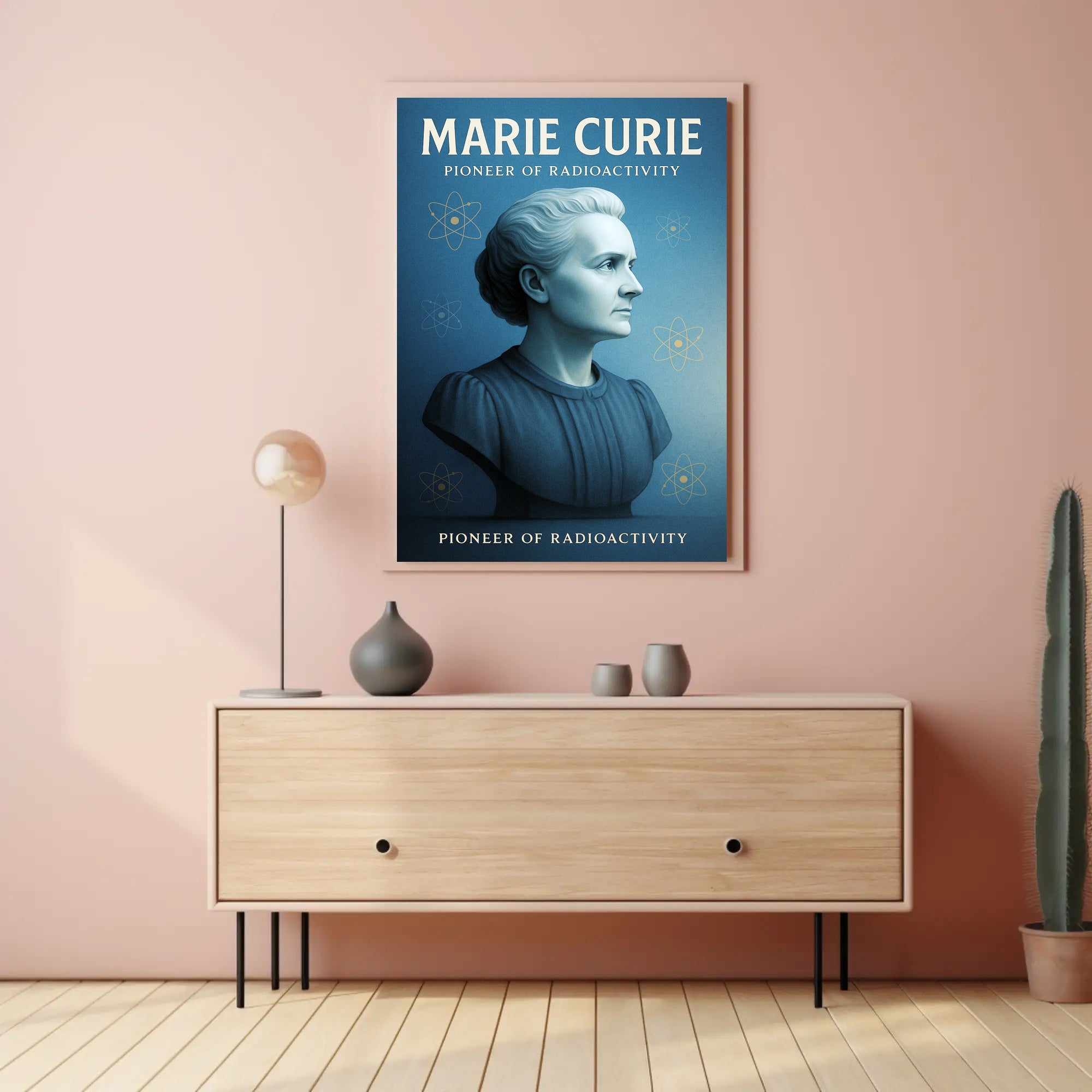 Marie Curie Pioneer of Radioactivity Poster PosterGoat