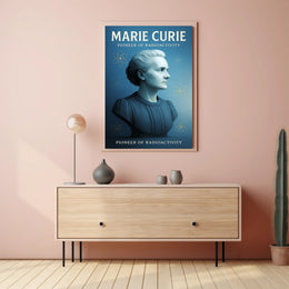 Marie Curie Pioneer of Radioactivity Poster PosterGoat