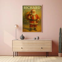 Santa Claus Christmas Cheer Holiday Cultural Poster