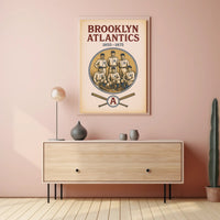 Brooklyn Atlantics Baseball Team Poster PosterGoat