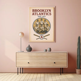 Brooklyn Atlantics Baseball Team Poster PosterGoat