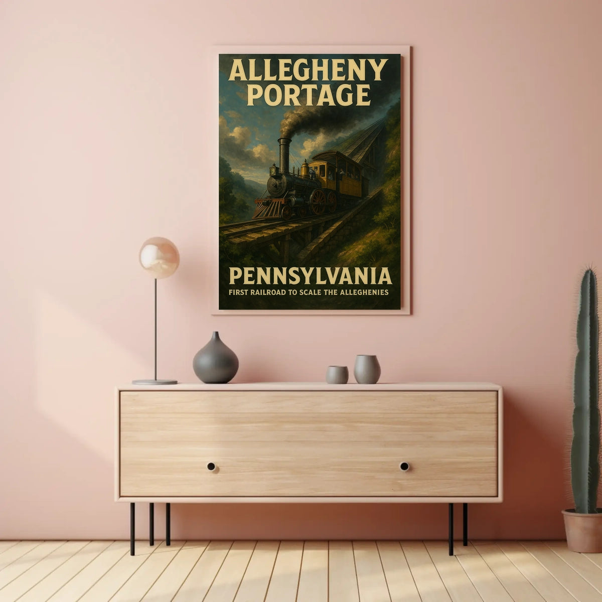 Allegheny Portage Railroad Poster