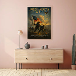 Spanish-American War 1898 Poster
