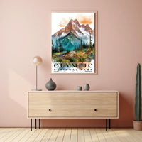 Olympic Watercolor Wall Art Poster