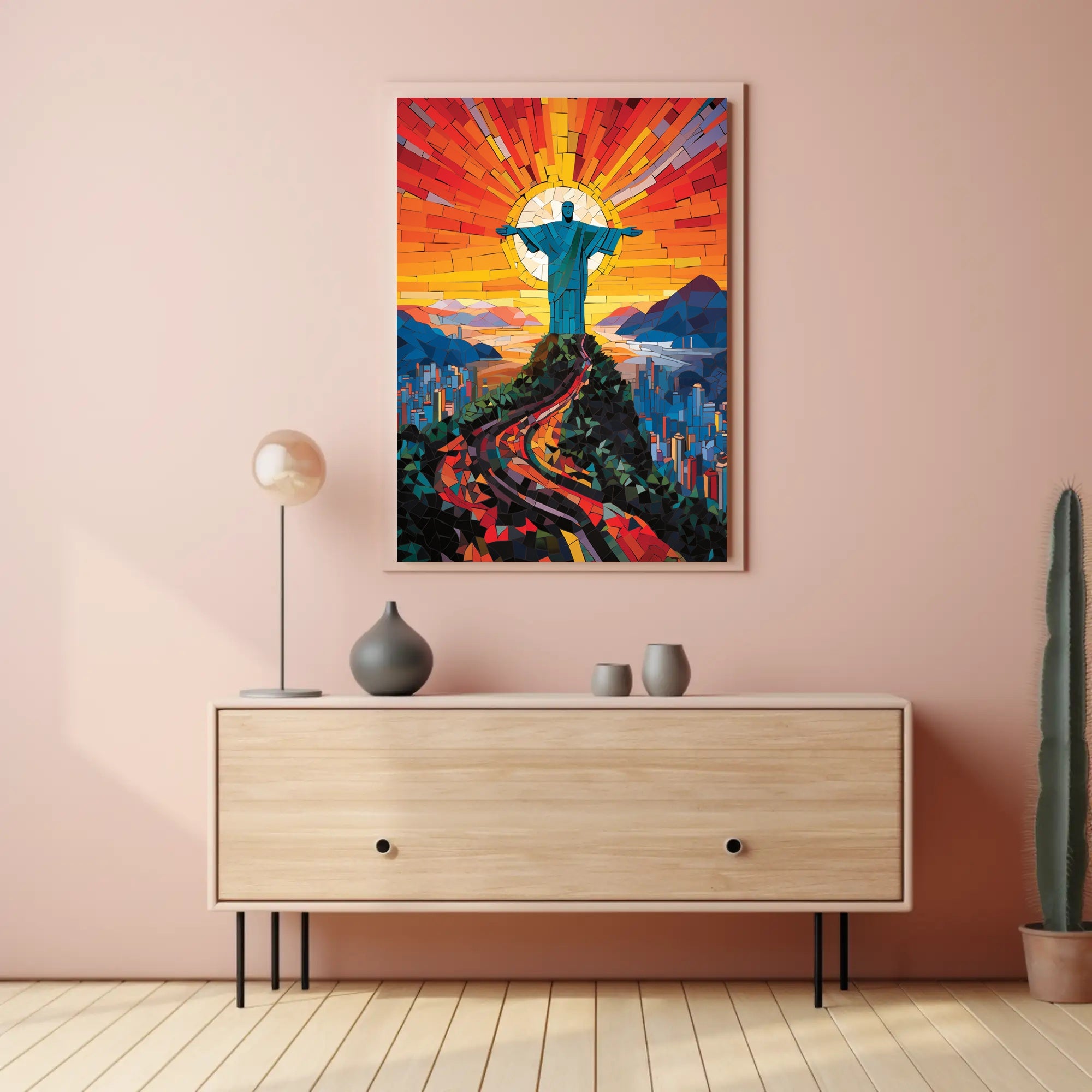 Radiant Christ The Redeemer Poster