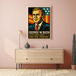 George W. Bush 43rd President Poster
