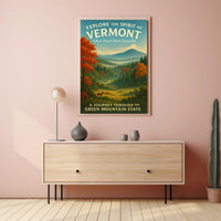 Explore The Spirit Of Vermont Poster Art