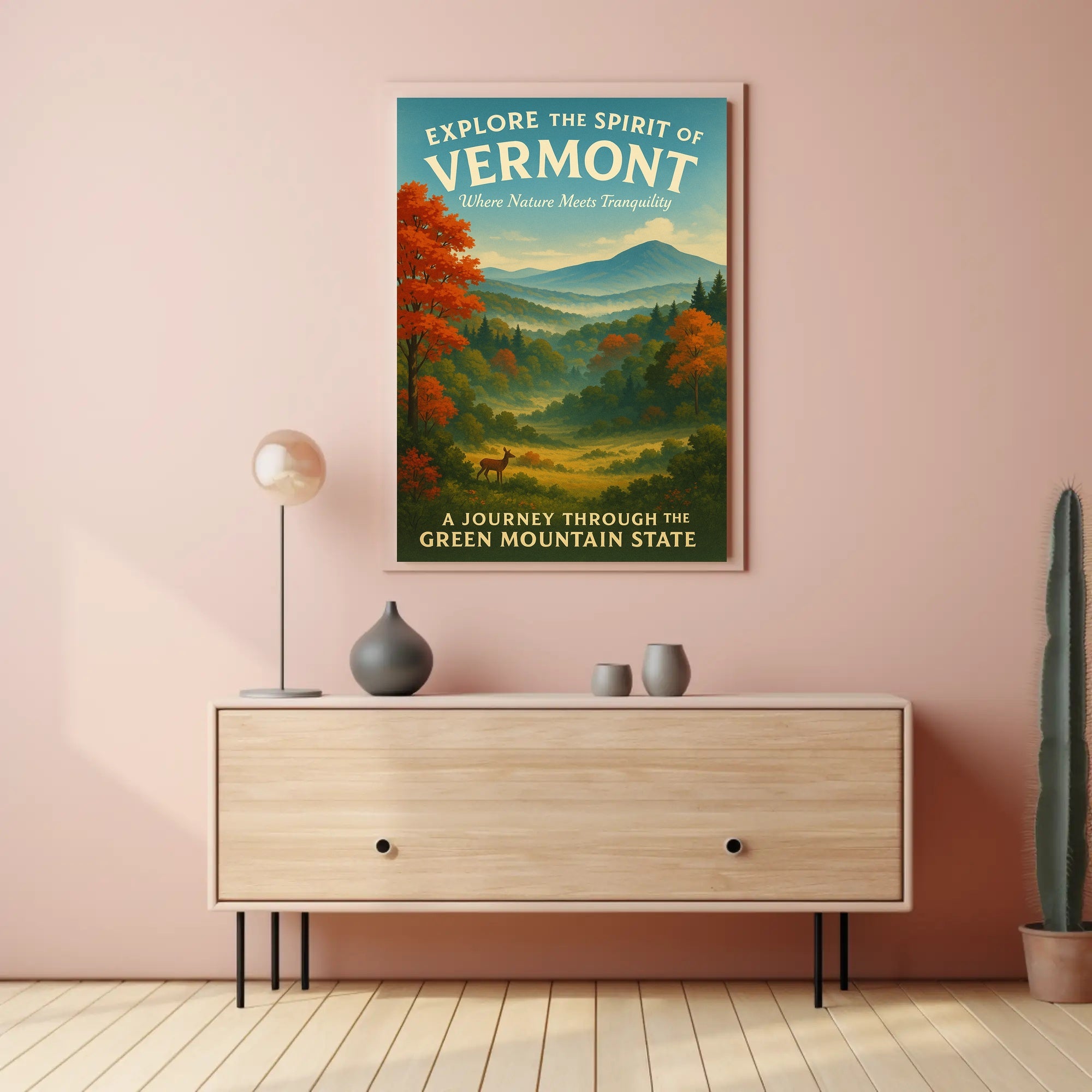Explore The Spirit Of Vermont Poster Art