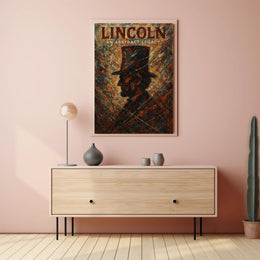 Lincoln An Abstract Legacy Poster PosterGoat
