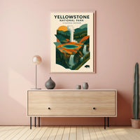 Yellowstone National Park A Natural Wonder Poster
