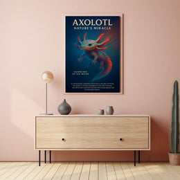 Axolotl Natures Miracle Poster