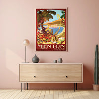 Menton La Perle De La France Poster