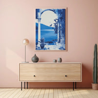 Vintage Coastal Elegance Travel Poster